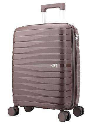 Чемодан semi line 20" (s) brown (t5896-1)