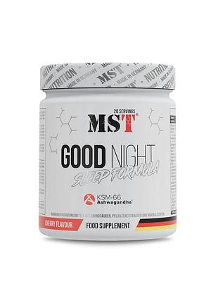 Комплекс для сну порошок з gaba й ашвагандою ksm-66 mst good night sleep formula 320 г вишня