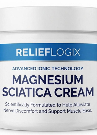 Relieflogix magnesium sciatica cream крем с магнием для массажного ухода за телом спиной и поясницей