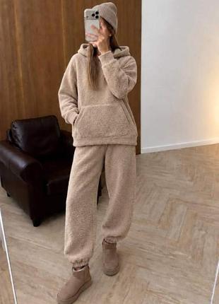 Женский костюм букле барашек s,l