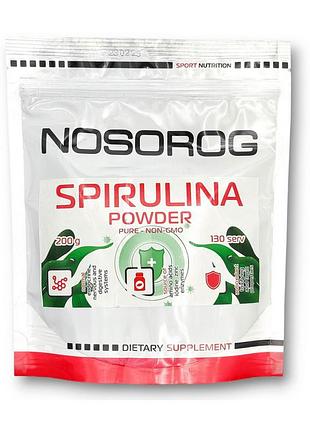 Спіруліна порошок без гмо nosorog spirulina 200 г без смаку