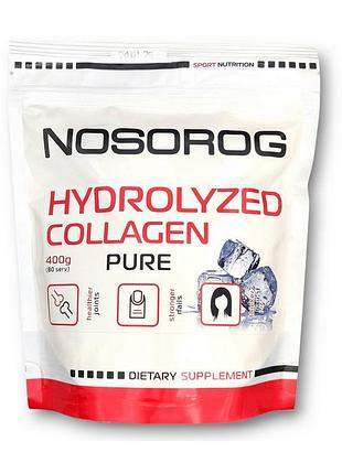 Коллаген гидролизованный порошок с витамином c для суставов и связок nosorog hydrolyzed collagen 400 г без вкуса