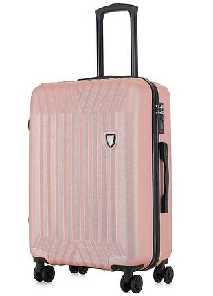 Валіза semi line 24" (m) pink (t5987-4)