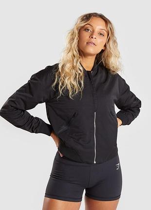 Gymshark bomber  женская спортивная-повседневная куртка/бомбер