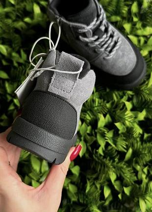 Черевики для дітей zara сірі, розмір 24 3