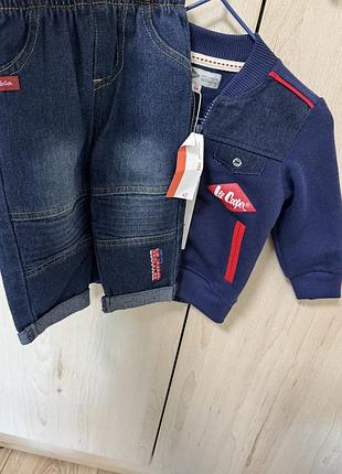 Костюм та комплект для хлопчиків lee cooper синій джинс