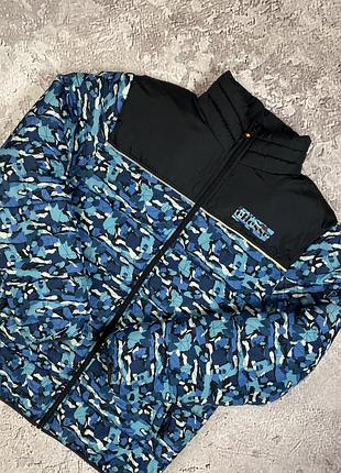 Пуховик ellesse м-л розмір чоловіча тепла куртка ellesse