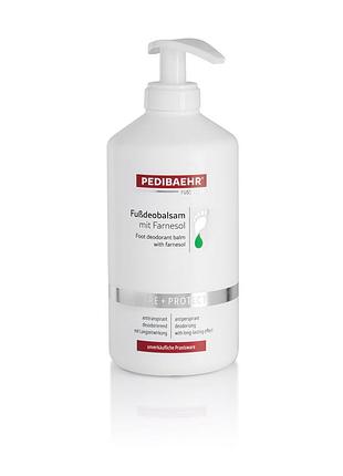 Бальзам с фарнезолом для ног pedibaehr 500 мл (deodorant foot balm) (11555)