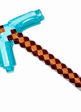 Надувна іграшка "minecraft" кірка (голубий), 1 шт.