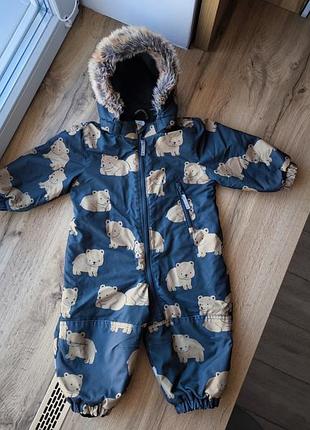 Зимний комбинезон h&amp;m 9-12