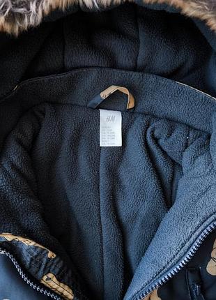 Зимний комбинезон h&amp;m 9-12 7