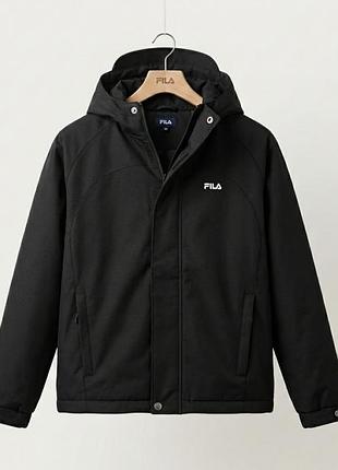 ​🔥 нова чорна куртка fila (оригінал) — для підлітка / жіноча (xs/s)