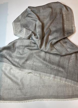 Дуже легкий двошаровий шарф giorgio armani, 70 × 170 см