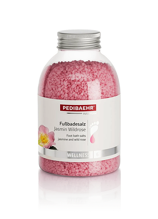 Соль для ванны с экстрактом жасмина и шиповника pedibaehr 575 г (fussbadesalz jasmin wildrose) (10991)