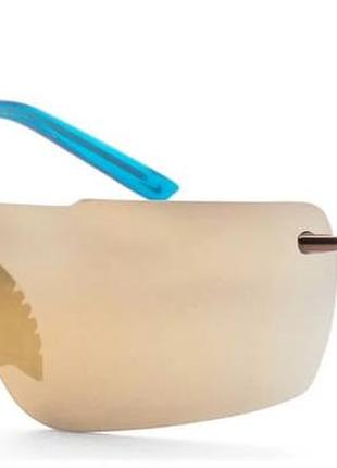 Nike meridian m women's walnut rimless shield sunglasses cu6569-200