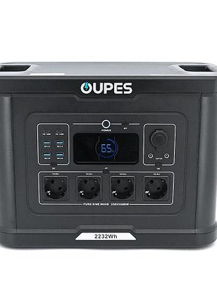 Портативный источник питания oupes s024 lite lifepo4 (2232 вт·ч / 2400 вт, пик 4500 вт)