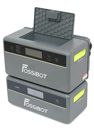 All-in-one балконная солнечная электростанция fossibot fbp1200w + дополнительный аккумулятор lifepo4 (3916 вт·ч / 1200 вт) с защит