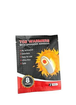 Грелка для ног hand warmers термо стельки с подогревом комплект 2 шт