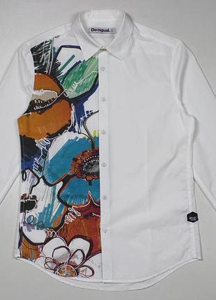 Класна приталена (slim fit) сорочка в цікавому дизайні від desigual