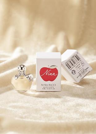 Nina ricci nina (белая коробка), туалетная вода, 4 мл