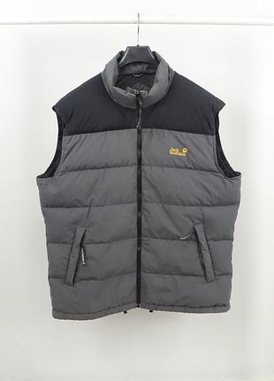 Чоловіча пухова жилетка jack wolfskin vintage