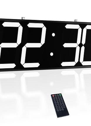 Двосторонній цифровий настінний годинник chkosda ch3396 led 6 дюймів, таймер і будильник