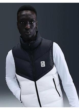 Жилетка чоловіча nike air max windrunner white/black if0398-010
