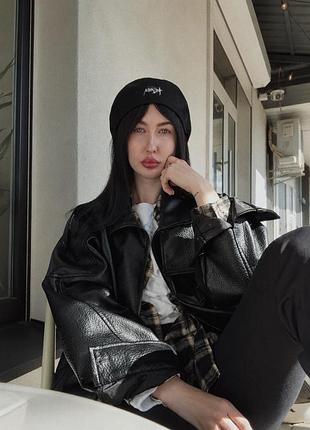 Берет жіночий чорний 3