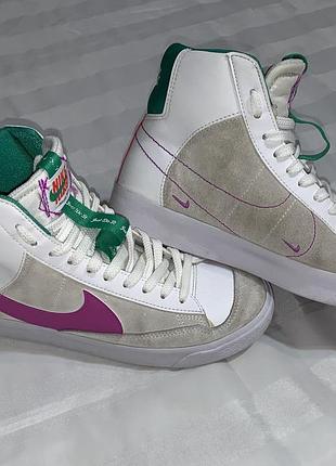 Высокие кроссовки кеды nike blazer mid '77 (оригинал)
