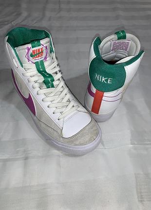 Высокие кроссовки кеды nike blazer mid '77 (оригинал)