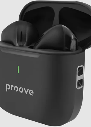 Бездротові навушники-вкладиші tws proove mainstream 2 bluetooth 5.4 з enc, мікрофоном, game mode, app, ipx4, чорні