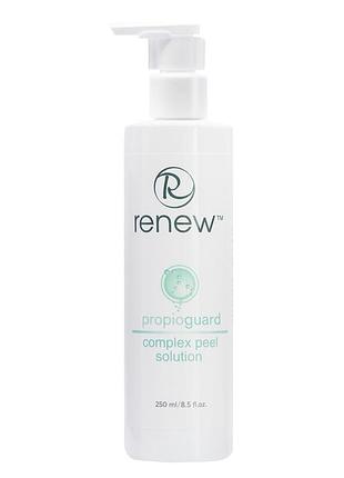 Кислотний пілінг для обличчя renew propioguard complex peel solution 9%, від акне та постакне, ph 3,5, об’єм 250 мл