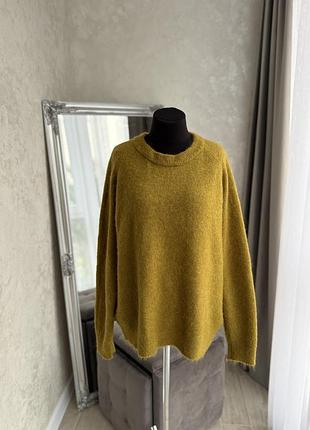 Светр zara, лана, альпака