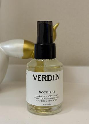 Спрей з магнезією для розслаблення ніг nocturne magnesium body spray