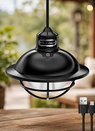 Аккумуляторная подвесная led лампа для дома, дачи, палатки и отдыха • кемпинговый фонарь