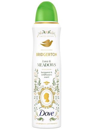 Дезодорант-антиперспирант-спрей dove bridgerton love meadows 150 мл