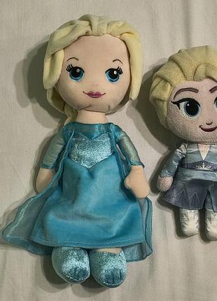 Disney frozen 2 - куклы мягкие плюшевые винтажные - принцесса эльза - ледяное сердце - 23 см, 32 см