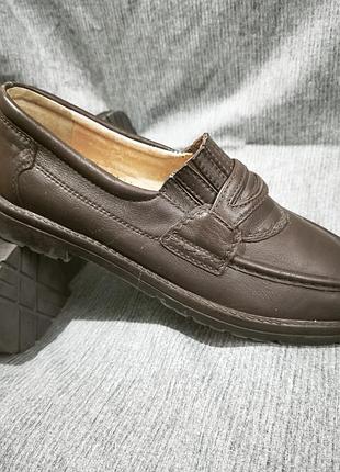 Мужские кожаные туфли лоферы бренда sperry gold размер 44
