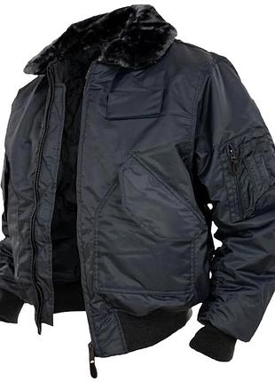 Куртка бомбер лётная mil-tec swat cwu всу(зсу) black 10405002 3xl, черный
