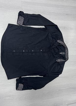 Чоловіча сорочка h&m premium cotton slim fit (розмір xl / 43-44) — 100% преміум бавовна