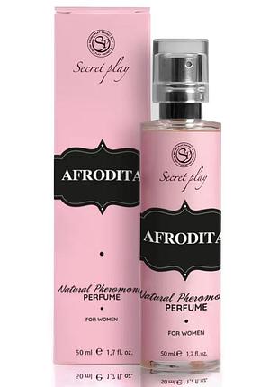 Духи з феромонами secret play afrodita, для жінок, спрей, 50 мл