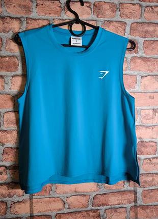 Майка укороченная топ женская спортивная gymshark