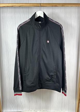 Pretty green paisley track zip jacket олімпійка кофта зіп з шикарним преміальним дизайном розмір l