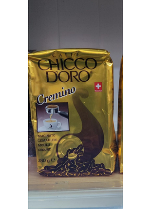 Мелена кава chicco d'oro cremino вага 250г