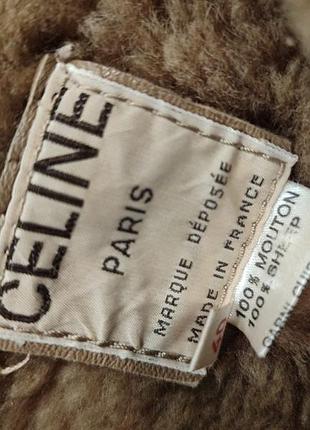Дубленка авиатор old celine оригинал винтаж 6