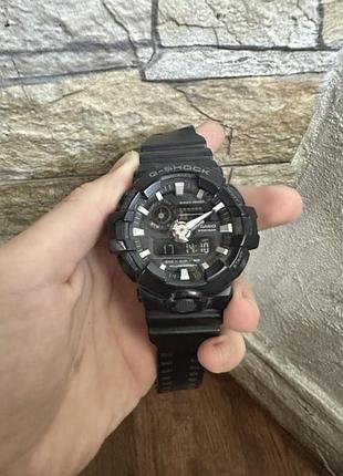 Годинник чоловічий casio g-shock ga-700 1ber чорний