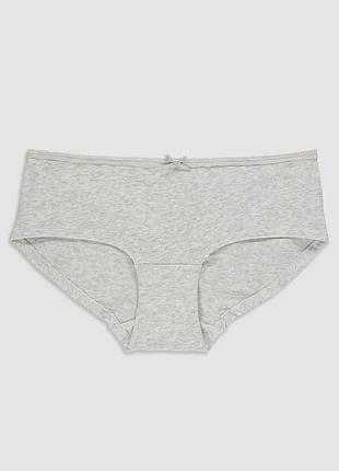 Короткие трусики серый меланж, xl
