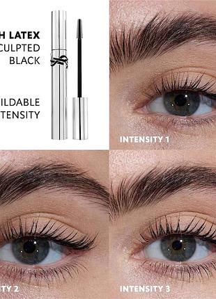 Мініатюра туші для подовження вій yves saint laurent lash latex sculpting & lengthening mascara 2