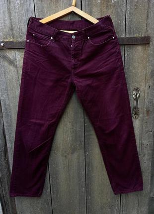 Штани carhartt wip «texas pant» deep plum