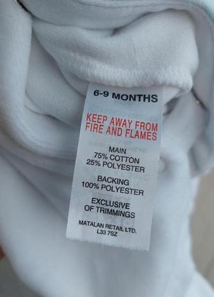 Велюровый человечек matalan на 6-9м 4